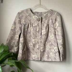 DKNY vintage floral bolero blazer/suit jacket